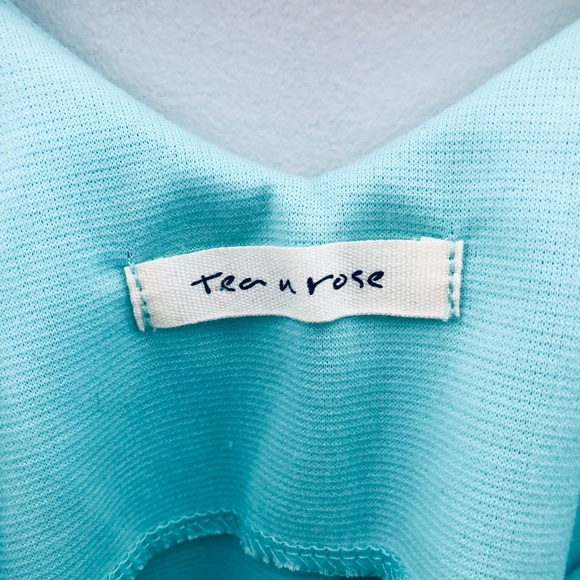 Tea n Rose Bodycon Dress- green with bedazzle M - Picture 6 of 6